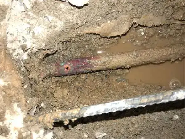 Slab Leak Water Damage in Perris, CA